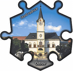 Magnetka č. 596 Ostrov - Stará radnice