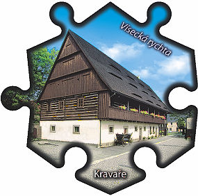 Magnetka č. 554 Kravaře - Vísecká rychta, exteriér
