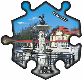 Magnetka č. 583 Lázně Libverda – Kolonáda