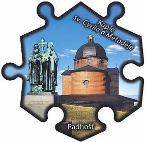 Magnetka č. 654 Radhošť - Kaple sv. Cyrila a Metoděje