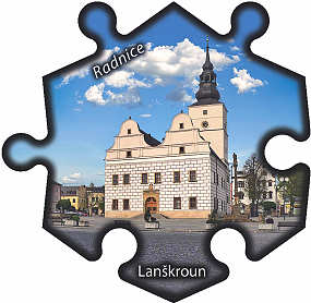 Magnetka č. 651 Lanškroun - Radnice