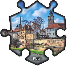 Magnetka č. 671 Plzeň