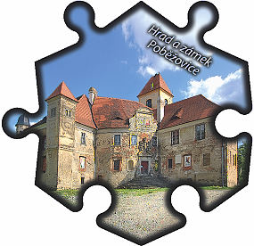 Magnetka č. 556 Poběžovice - Hrad a zámek