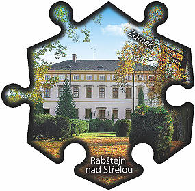Magnetka č. 589 Rabštejn nad Střelou - Zámek
