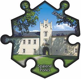 Magnetka č. 679 Spálené Poříčí - Zámek 