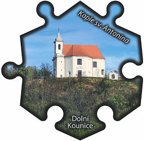 Magnetka č. 697 Dolní Kounice - Kaple svatého Antonína