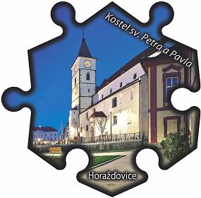 Magnetka č. 698 Horažďovice - Kostel sv. Petra a Pavla