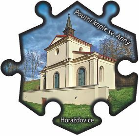 Magnetka č. 699 Horažďovice - Poutní kaple sv. Anny