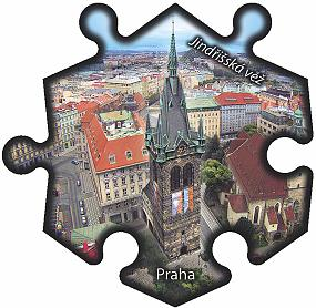 Magnetka č. 682 Praha - Jindřišská věž 
