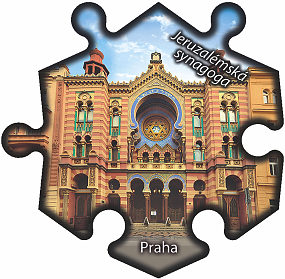 Magnetka č. 764 Praha – Jeruzalémská synagoga