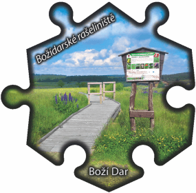 Magnetka č. 780 Boží Dar - Božídarské rašeliniště