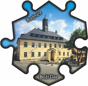 Magnetka č. 781 Boží Dar - Radnice