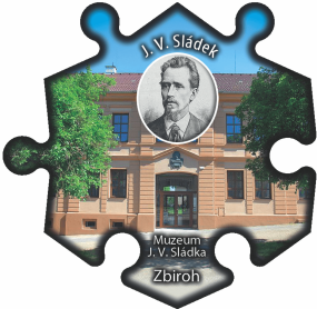 Magnetka č. 788 Zbiroh - Muzeum J. V. Sládka