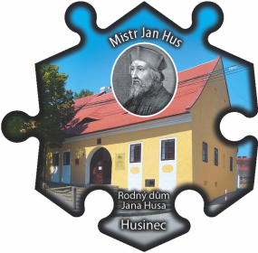 Magnetka č. 791 Husinec - Rodný dům Jana Husa