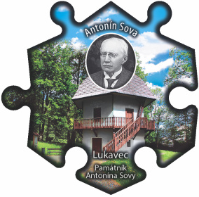 Magnetka č. 797 Lukavec - Památník Antonína Sovy