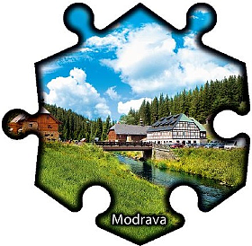 Magnetka č. 855 Modrava