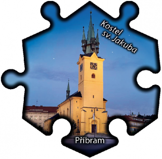 Magnetka č. 867 Příbram – Kostel sv. Jakuba