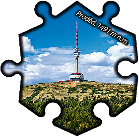 Magnetka č. 868 Praděd, 1491 m n.m.