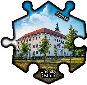 Magnetka č. 871 Uherský Ostroh - Zámek