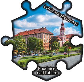 Magnetka č. 875 Roudnice nad Labem - Lobkowiczký zámek