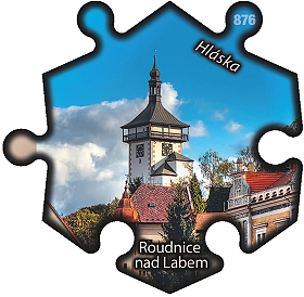 Magnetka č. 876 Roudnice nad Labem - Hláska